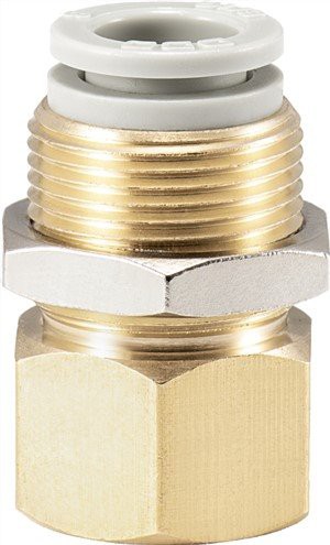 Kq2e বায়ুসংক্রান্ত ব্রাস ফিটিং